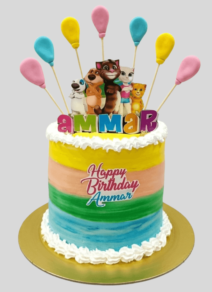 Bewitching Talking Tom Cake