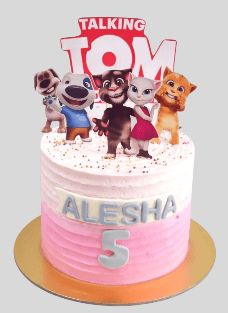 Classy Talking Tom Cake
