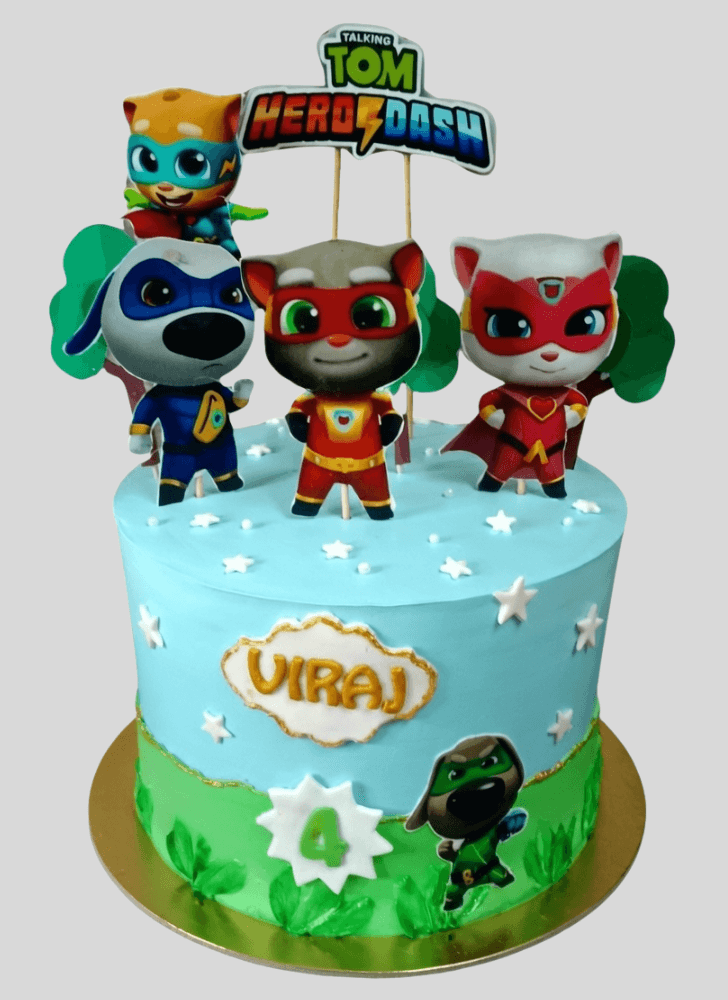 Comely Talking Tom Cake