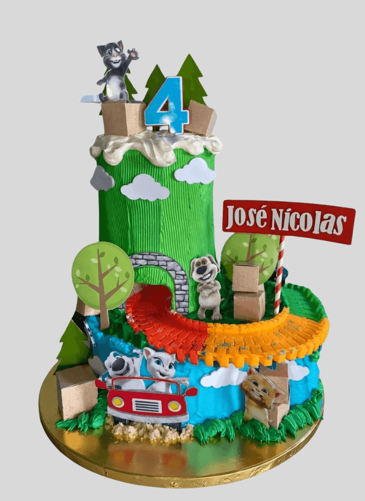 Divine Talking Tom Cake