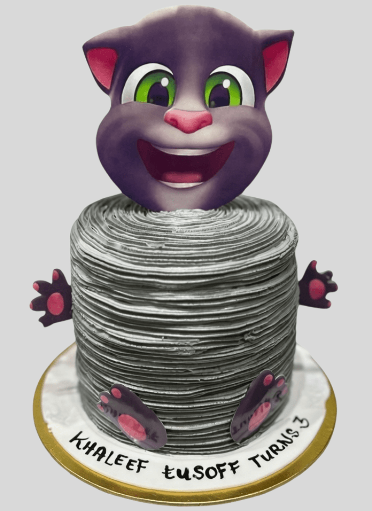 Enticing Talking Tom Cake