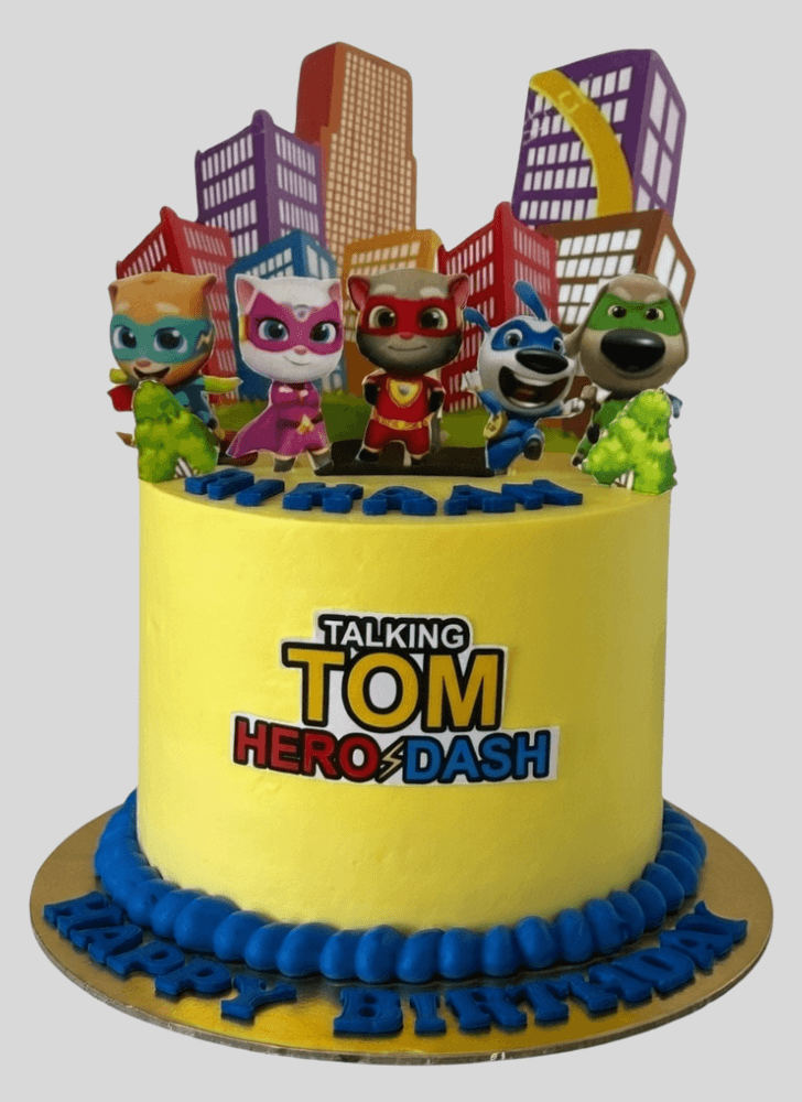 Excellent Talking Tom Cake