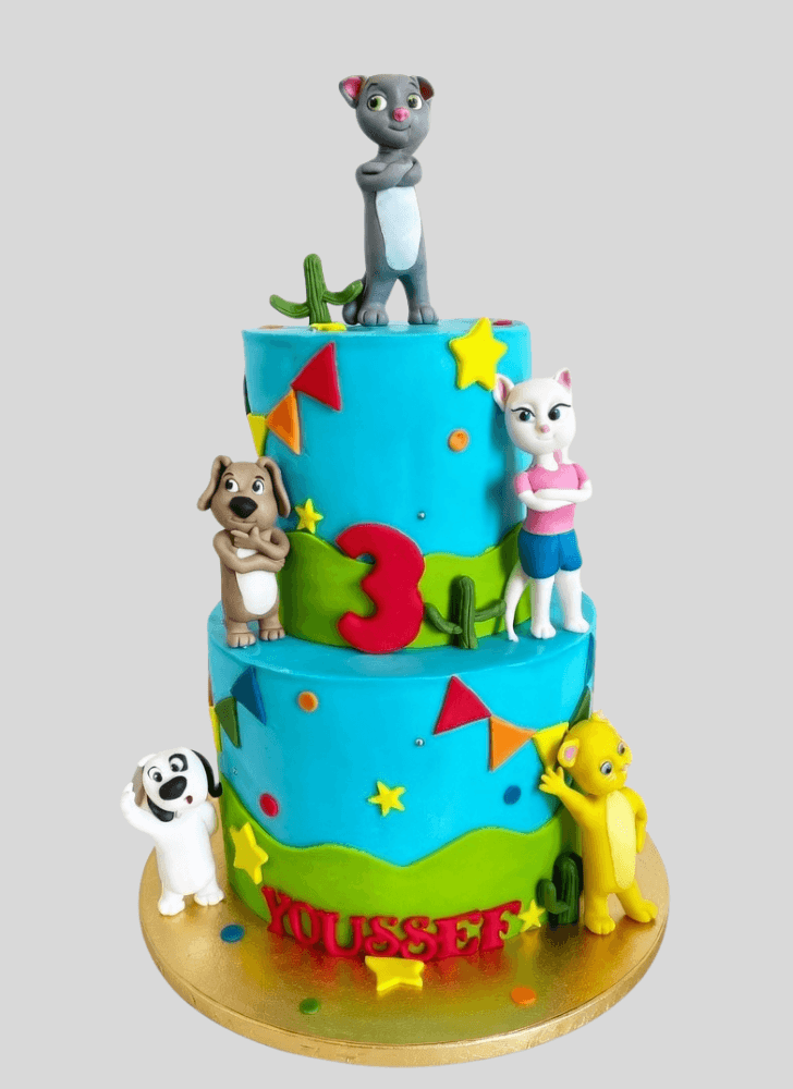 Fair Talking Tom Cake