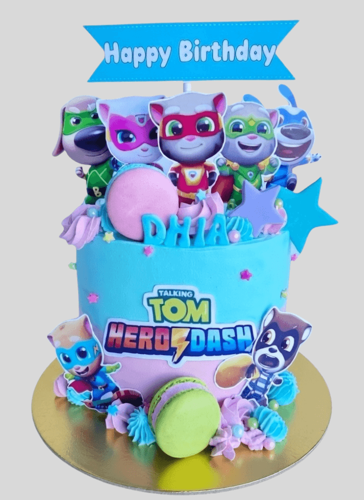 Gorgeous Talking Tom Cake