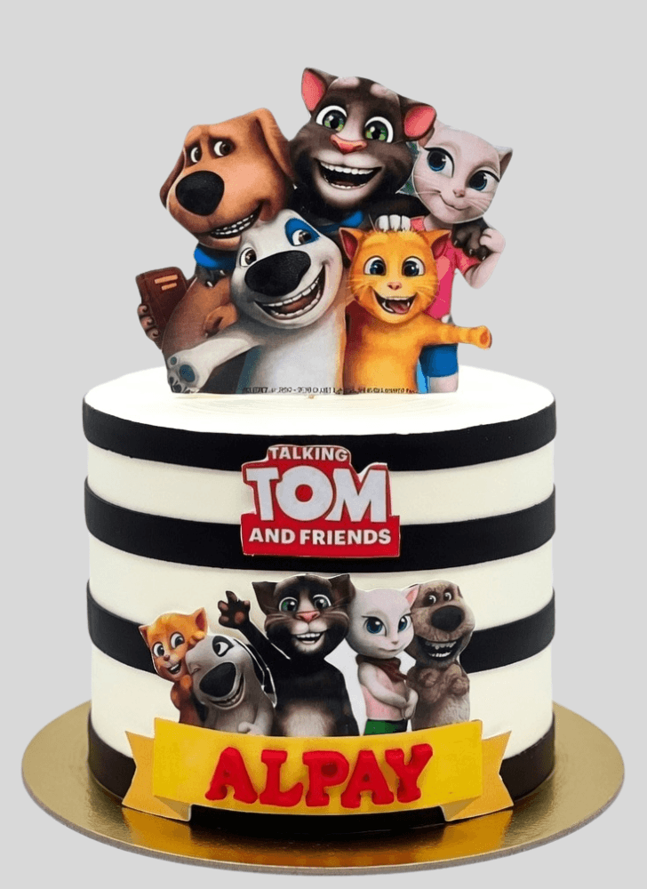 Graceful Talking Tom Cake
