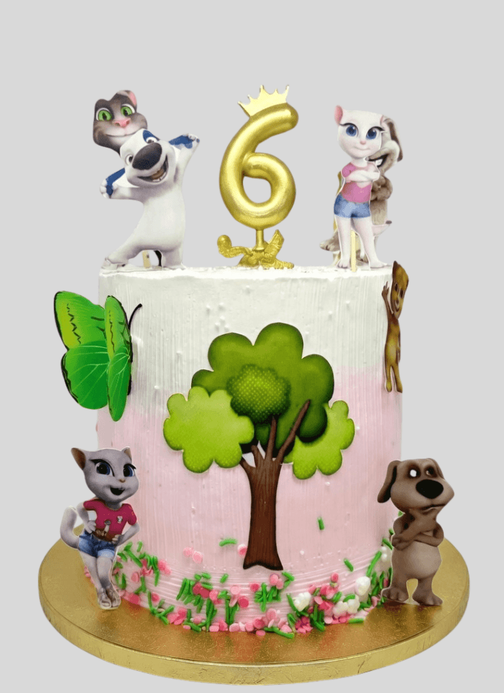 Handsome Talking Tom Cake