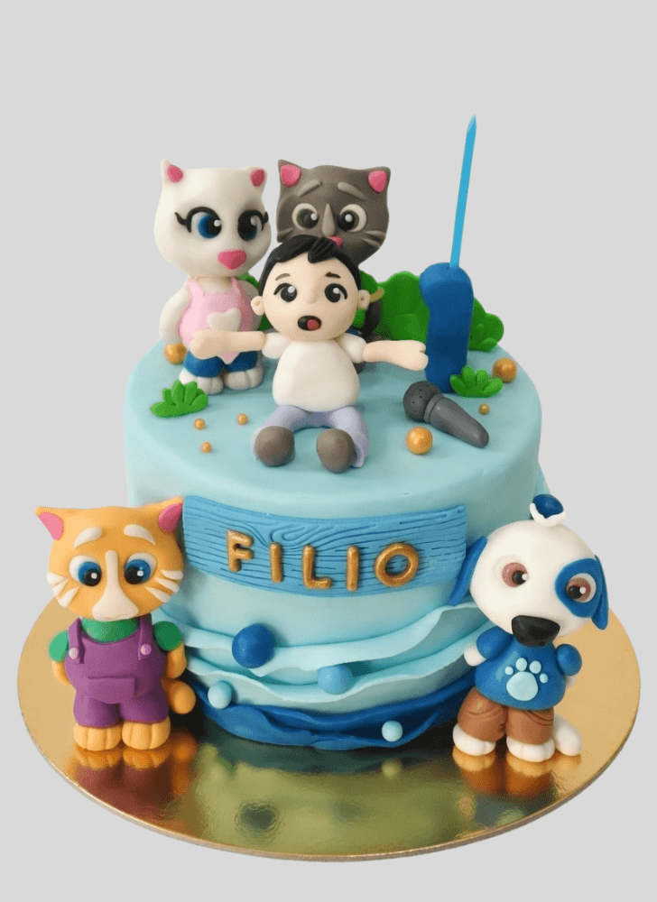 Ideal Talking Tom Cake