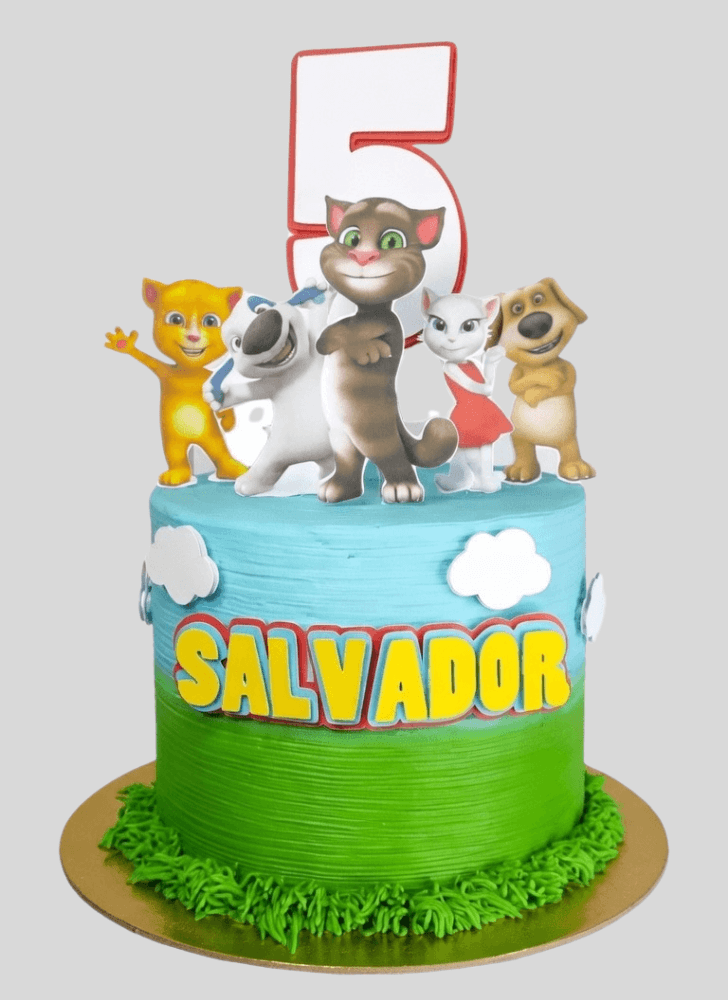 Marvelous Talking Tom Cake