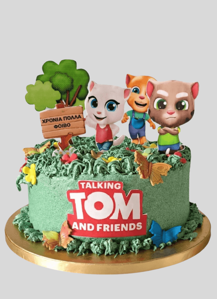 Mesmeric Talking Tom Cake