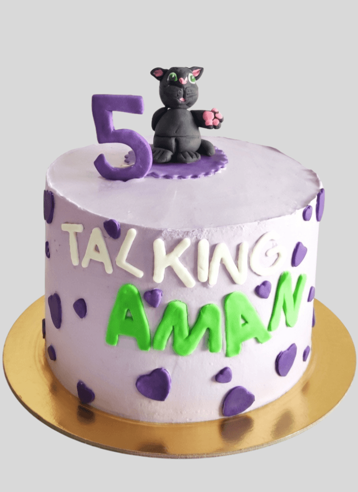 Pleasing Talking Tom Cake