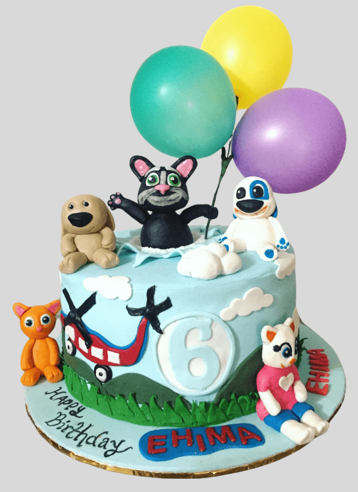Refined Talking Tom Cake