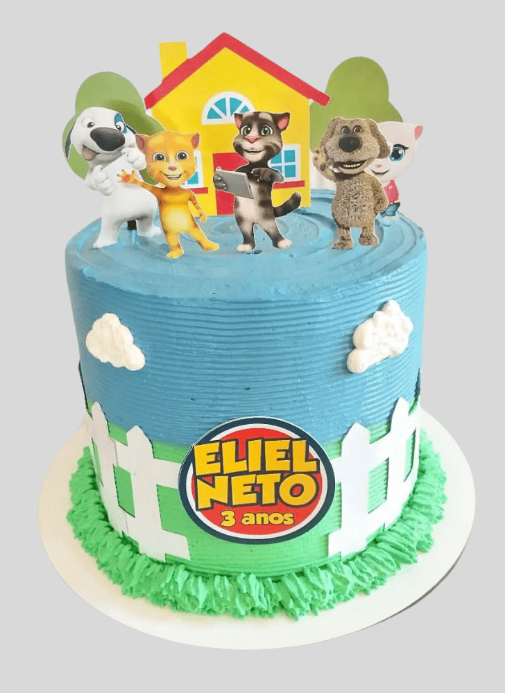 Resplendent Talking Tom Cake
