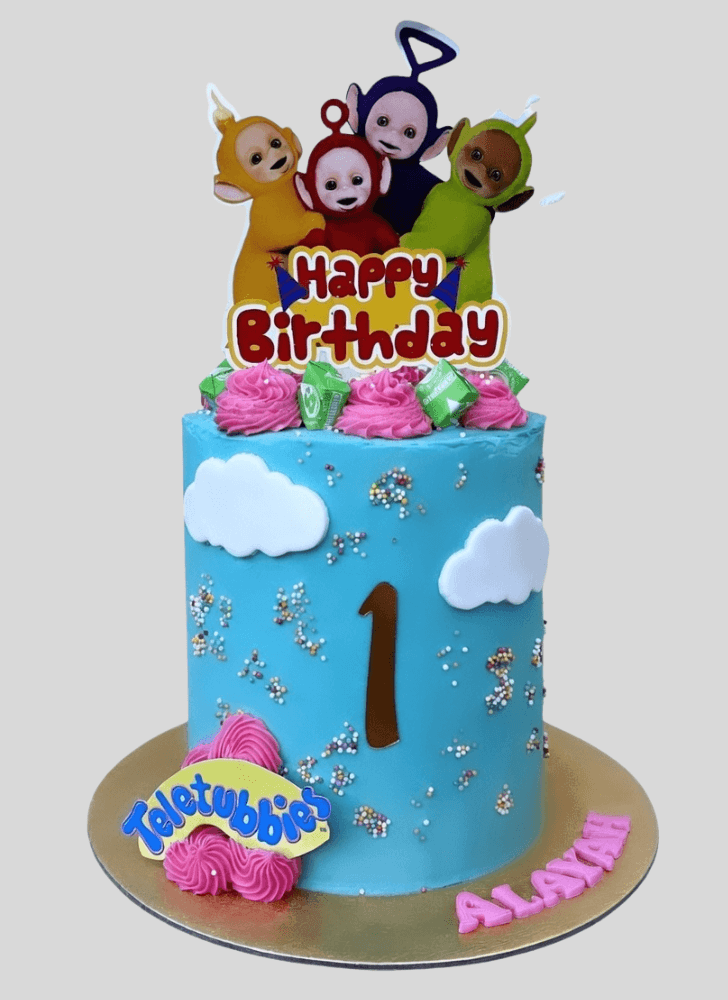 Handsome Teletubbies Cake