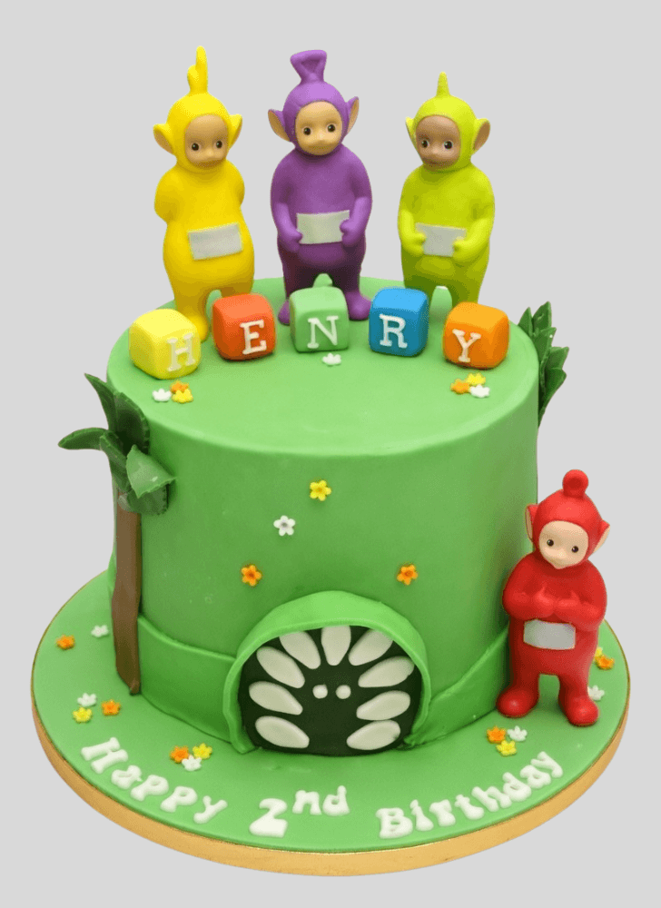 Inviting Teletubbies Cake