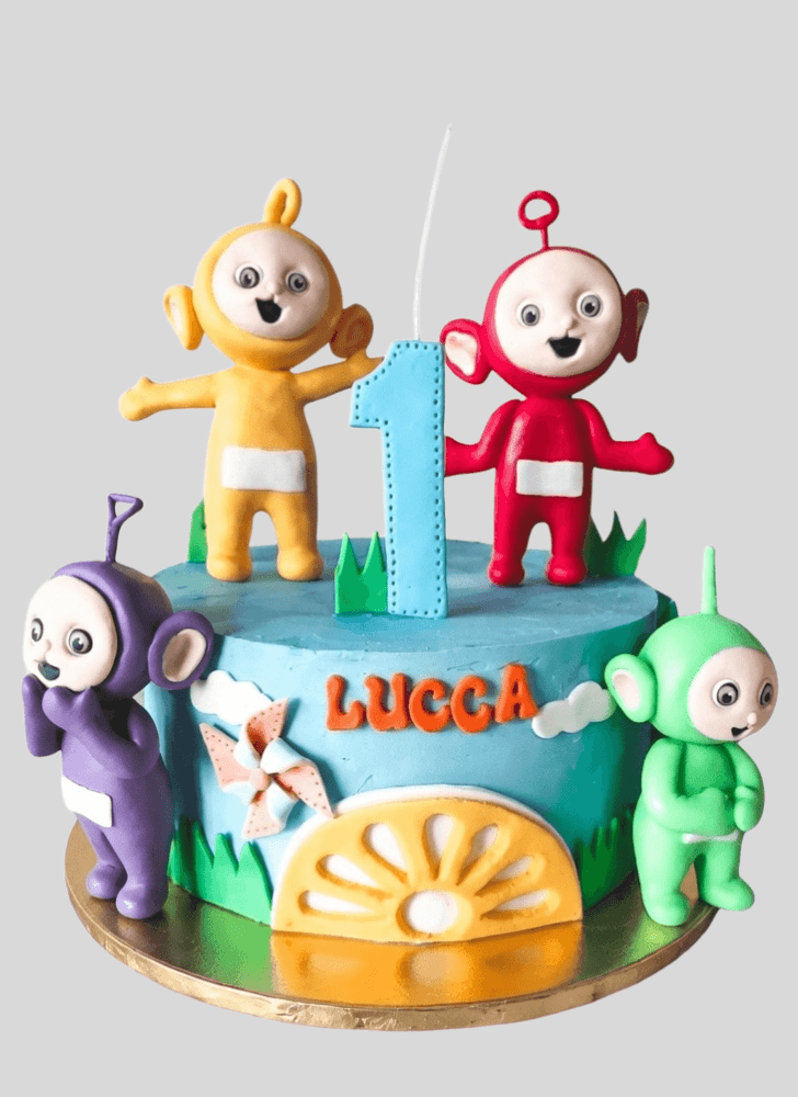 Lovely Teletubbies Cake Design