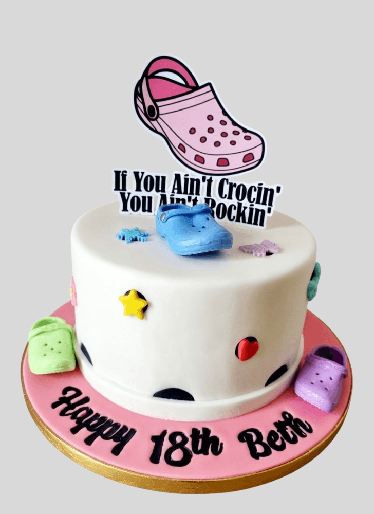 Handsome Crocs Cake
