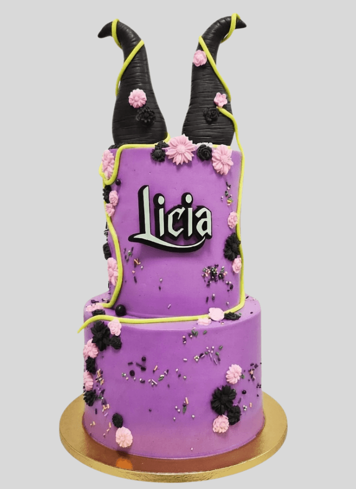 Elegant Maleficent Cake