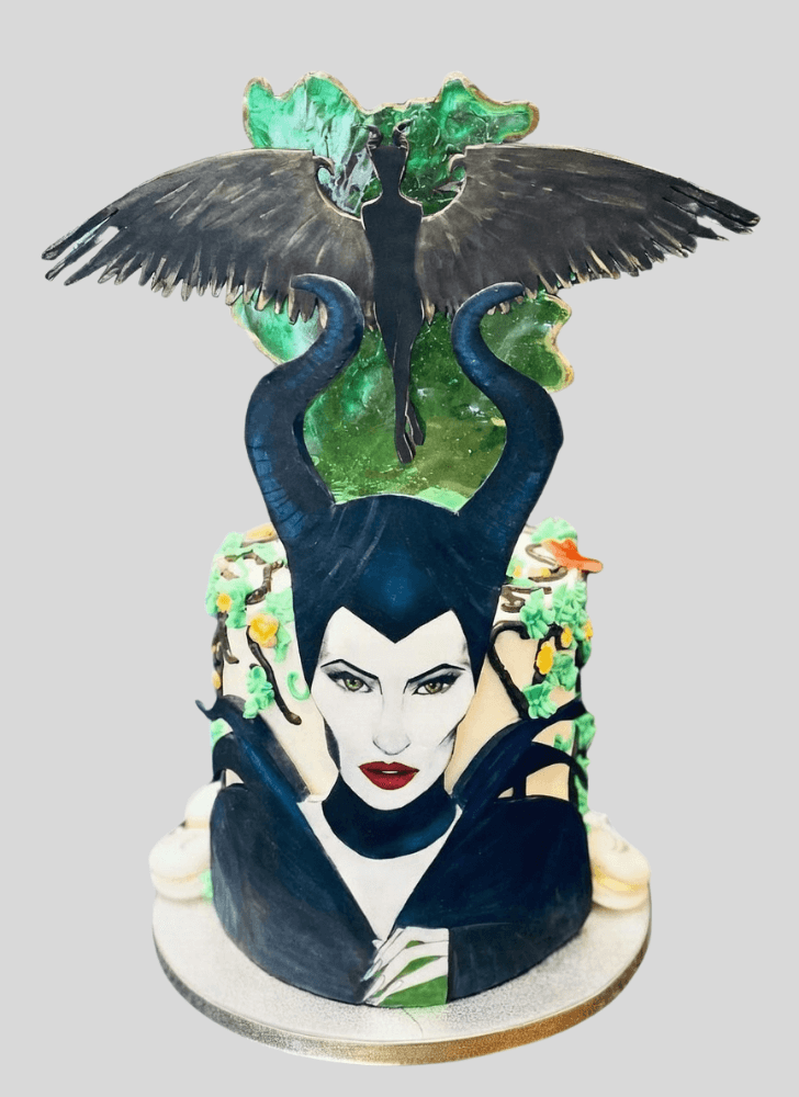 Enticing Maleficent Cake