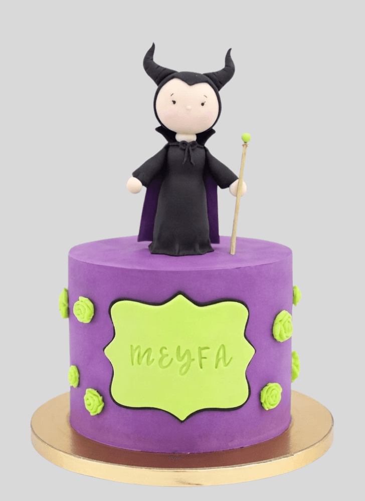 Fetching Maleficent Cake