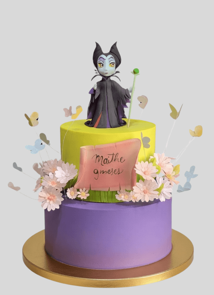 Refined Maleficent Cake