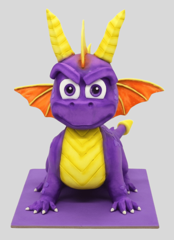 Adorable Spyro Cake