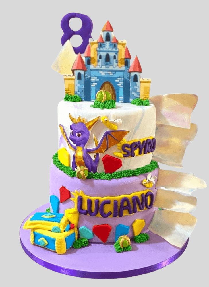 Good Looking Spyro Cake