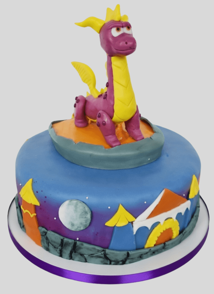 Handsome Spyro Cake