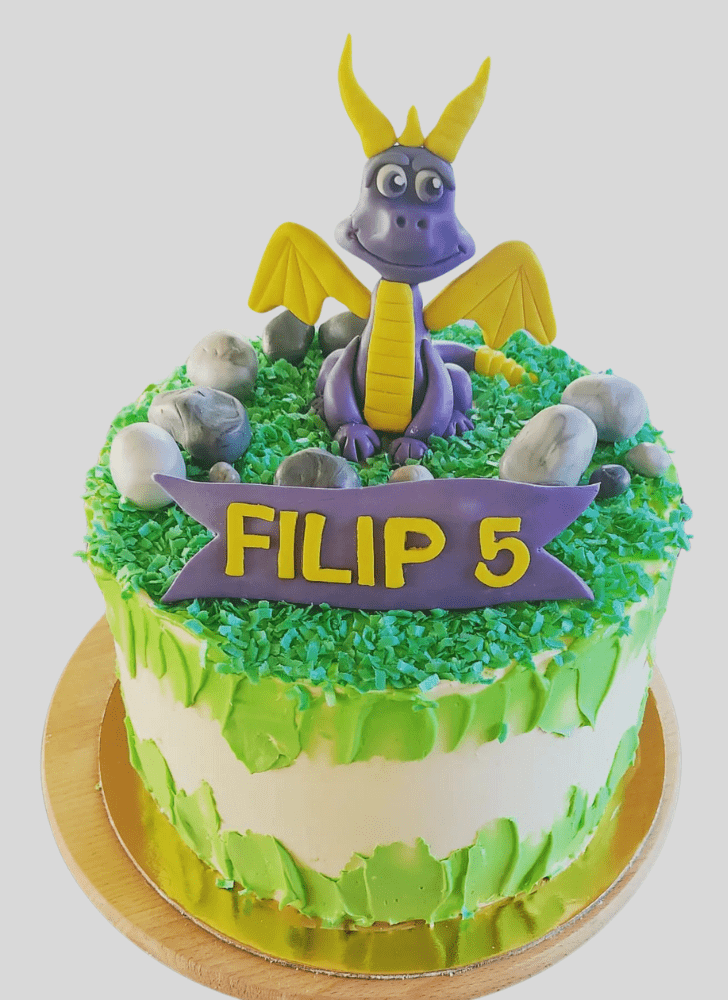 Mesmeric Spyro Cake