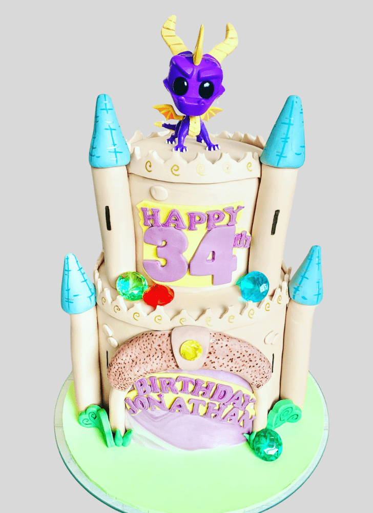 Pretty Spyro Cake