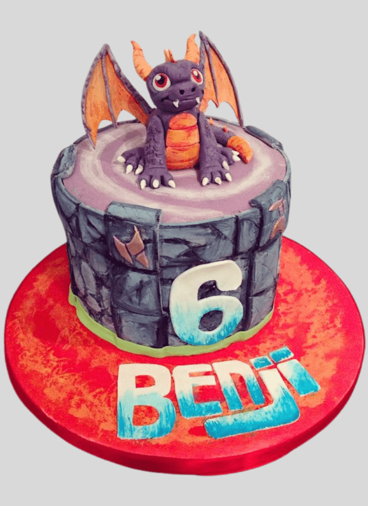 Shapely Spyro Cake
