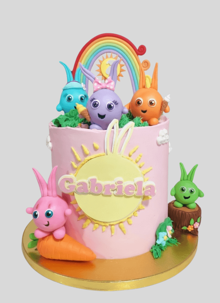 Dazzling Sunny Bunnies Cake