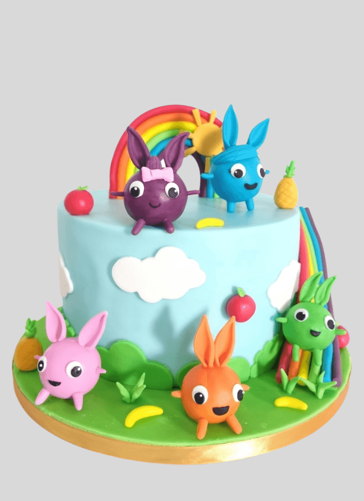 Radiant Sunny Bunnies Cake