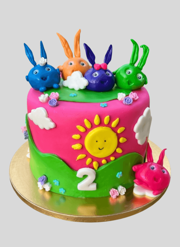 Shapely Sunny Bunnies Cake