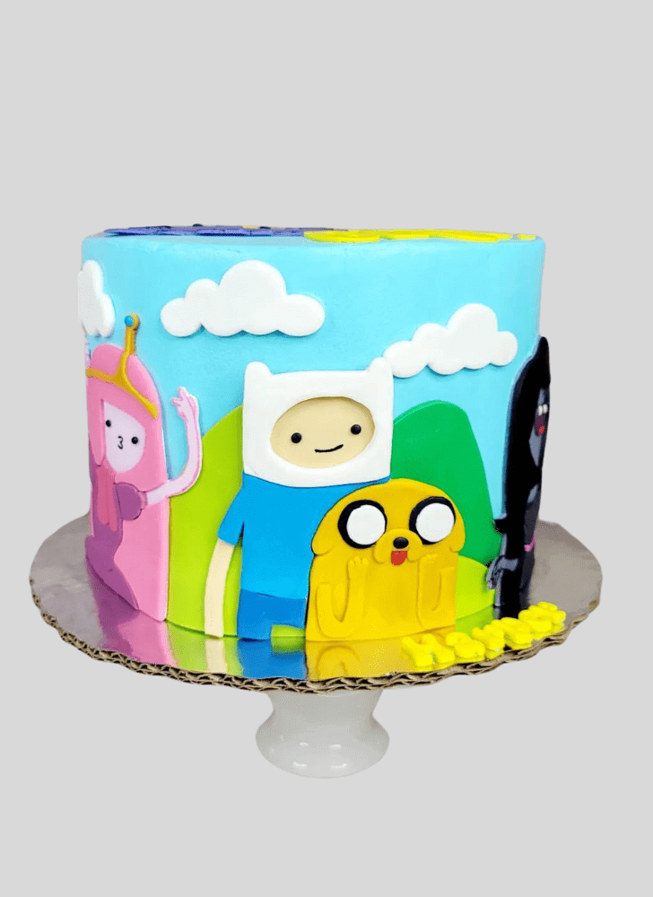 Beauteous Adventure Time Cake