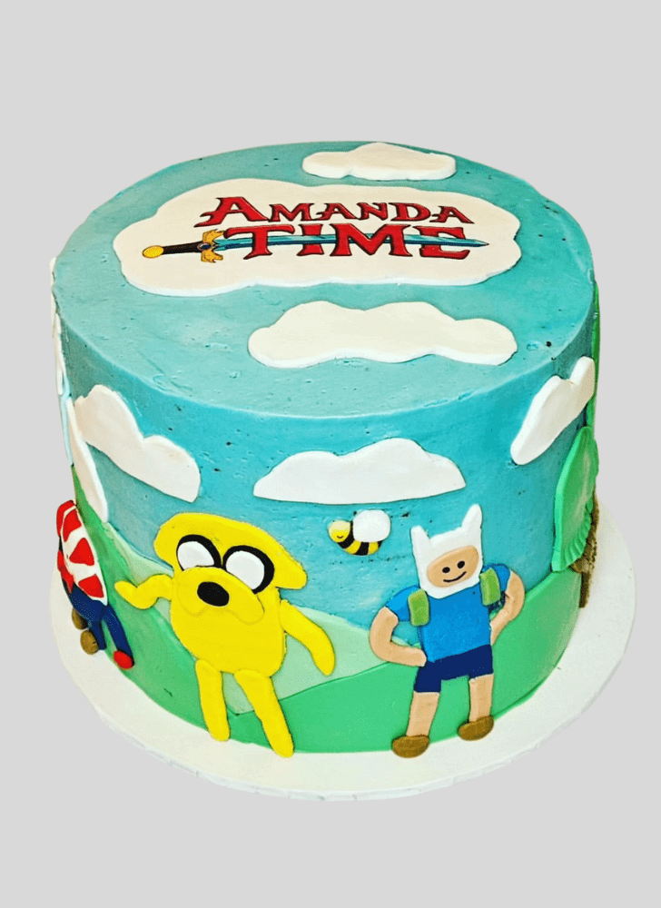 Pretty Adventure Time Cake
