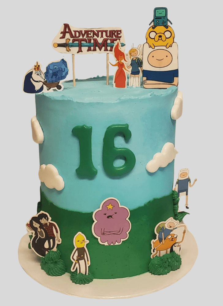 Stunning Adventure Time Cake