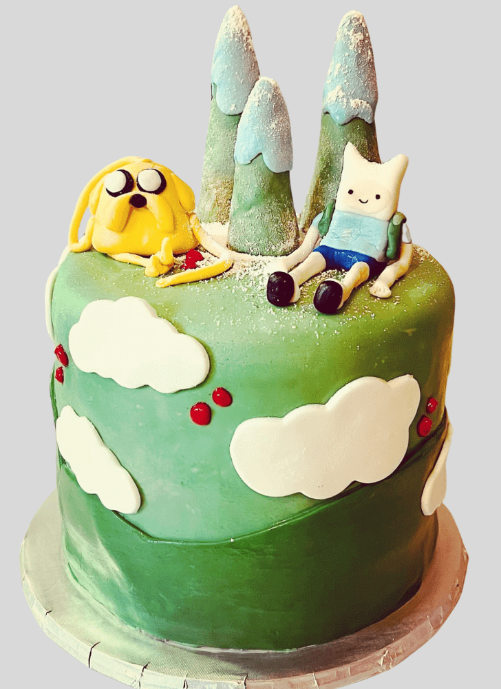 Wonderful Adventure Time Cake Design