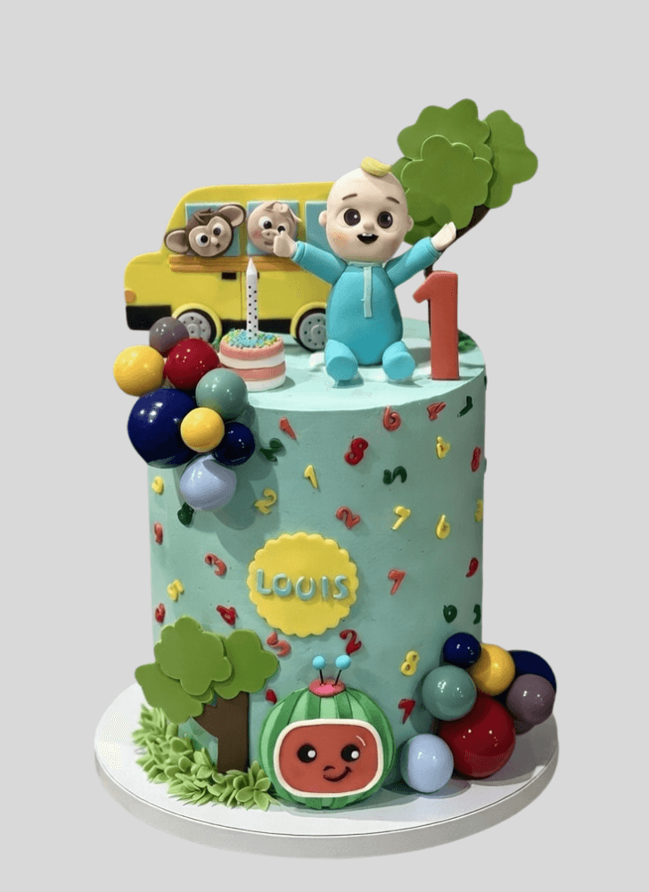 Slightly Cocomelon Cake