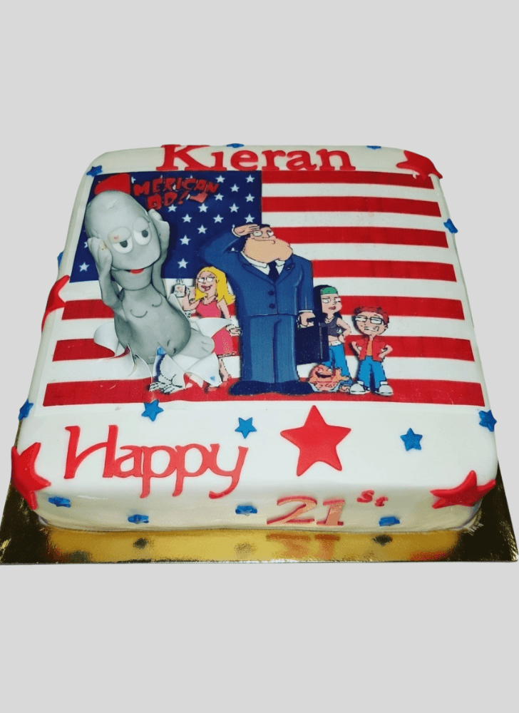 Adorable American Dad Cake