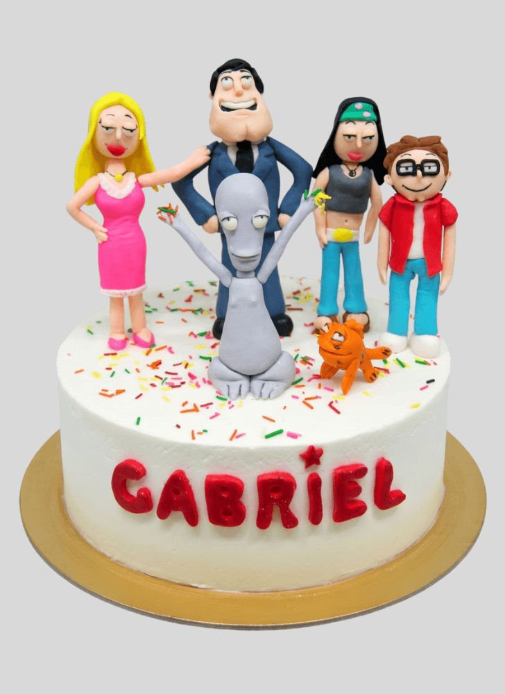 Cute American Dad Cake