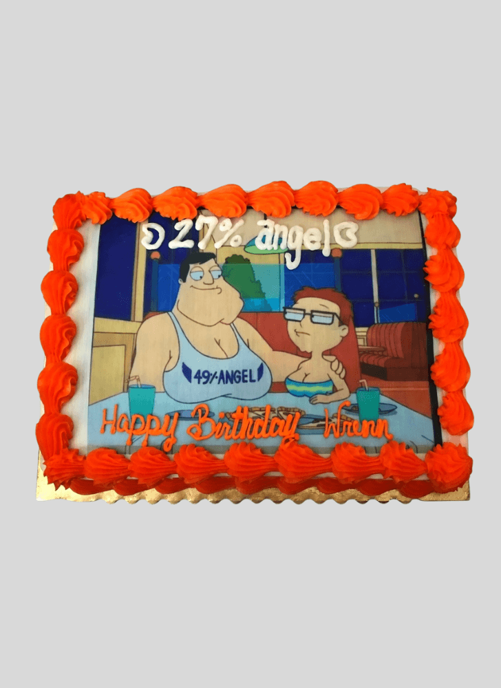 Delicate American Dad Cake