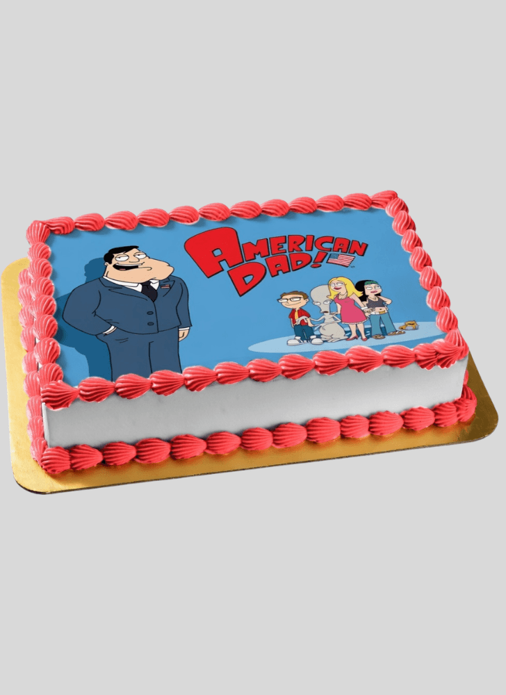 Delightful American Dad Cake