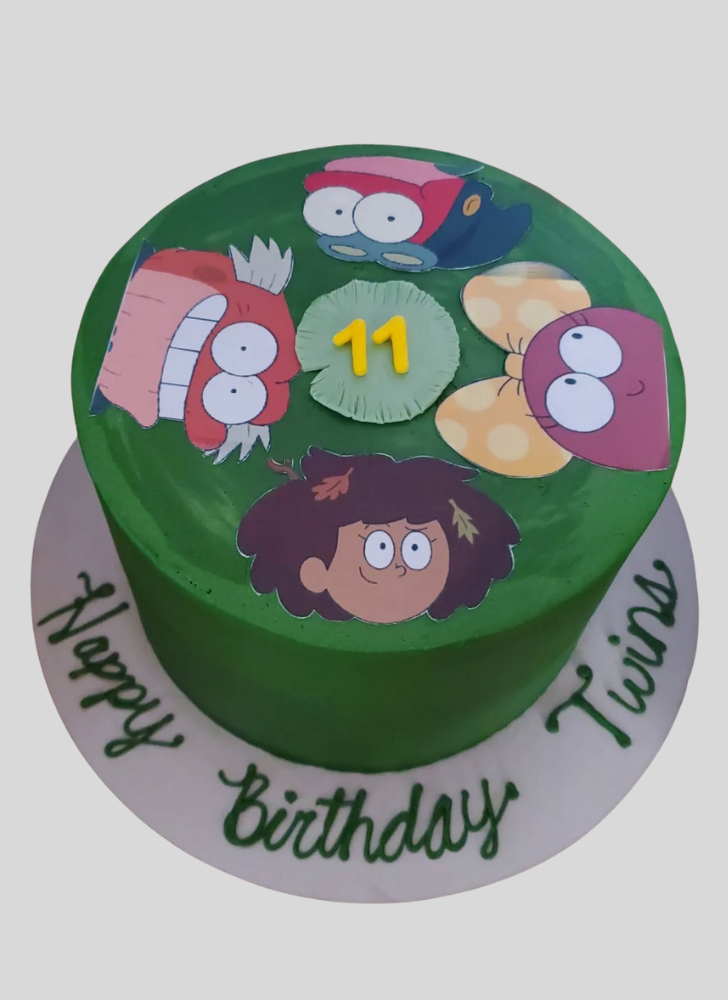Appealing Amphibia Cake