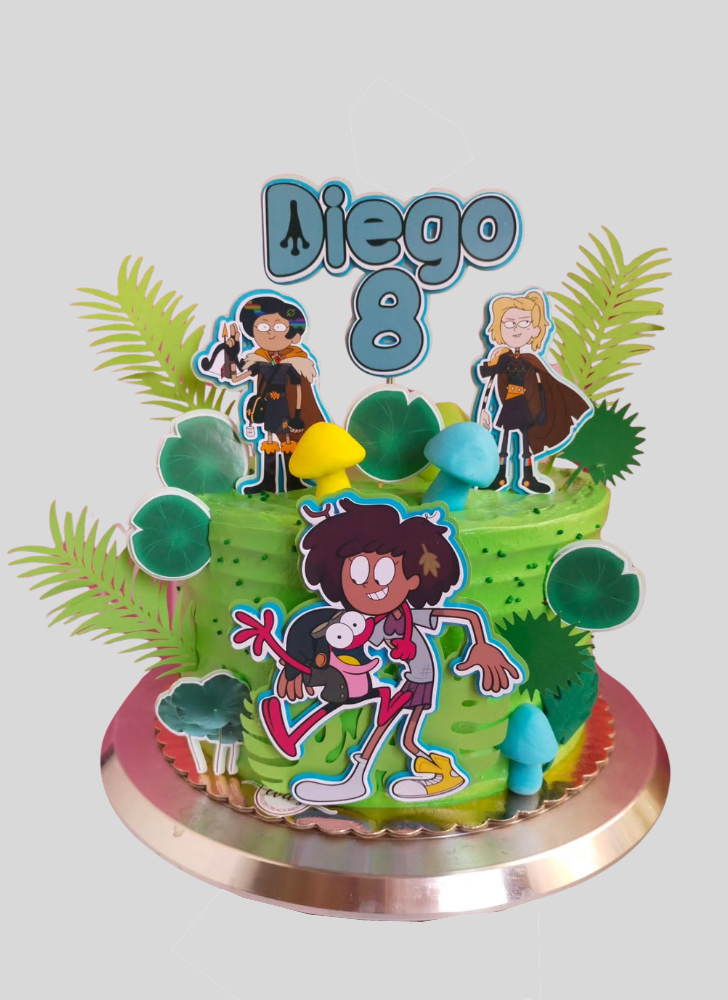 Beauteous Amphibia Cake