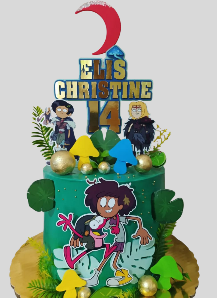 Comely Amphibia Cake