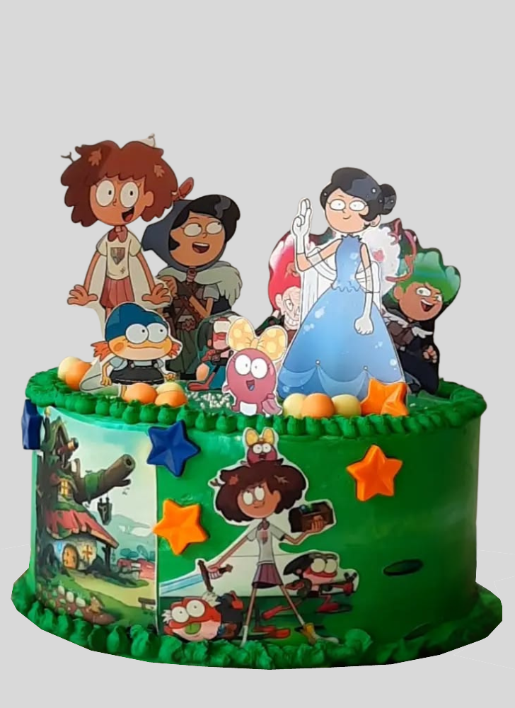 Delicate Amphibia Cake