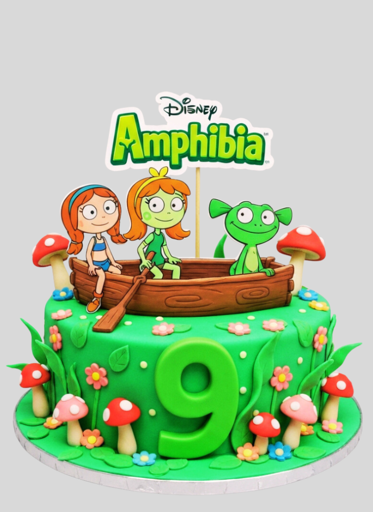 Pleasing Amphibia Cake