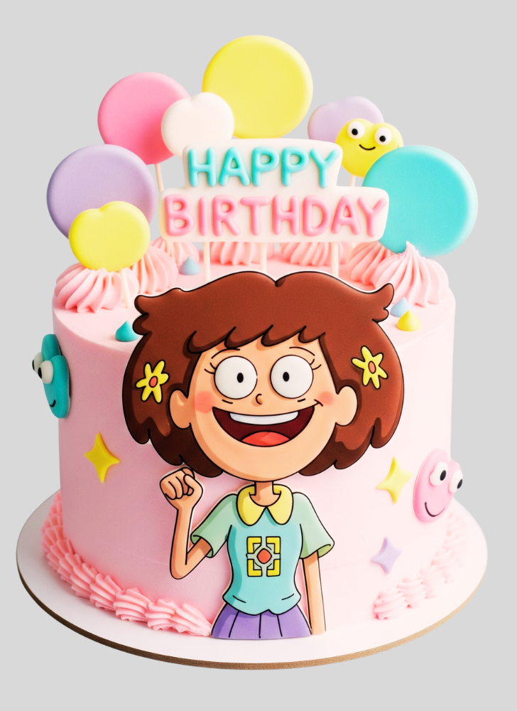 Pretty Amphibia Cake