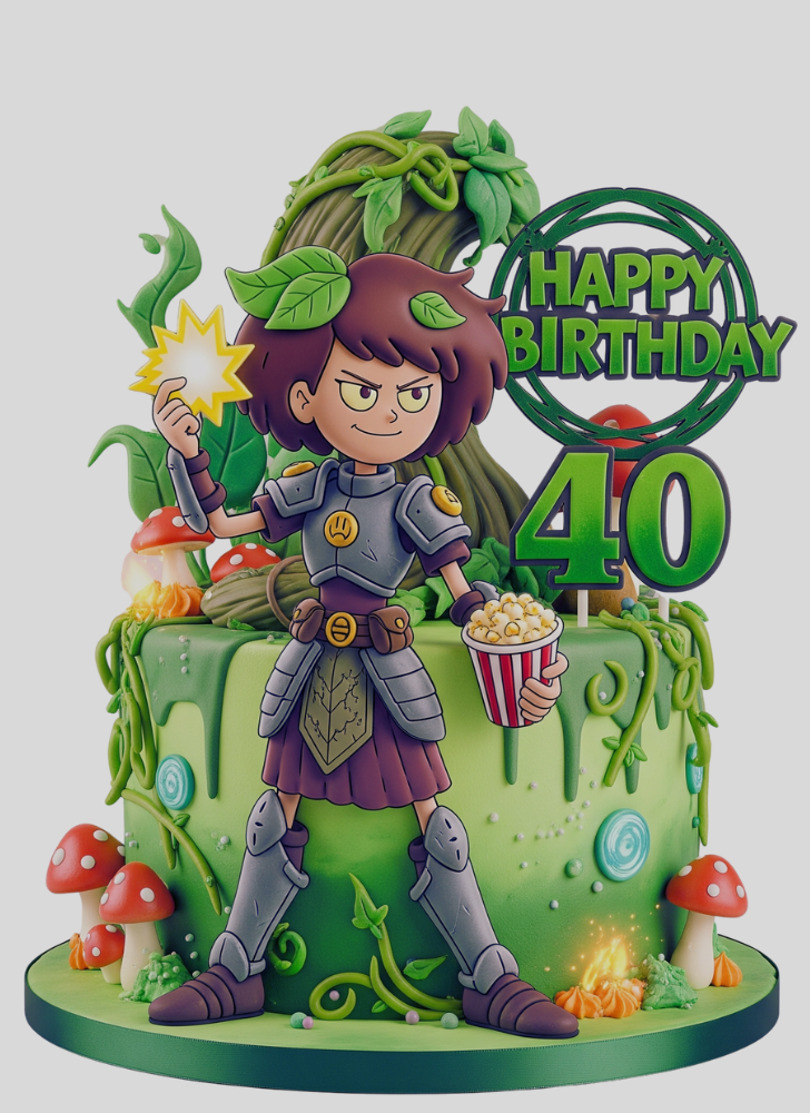 Resplendent Amphibia Cake