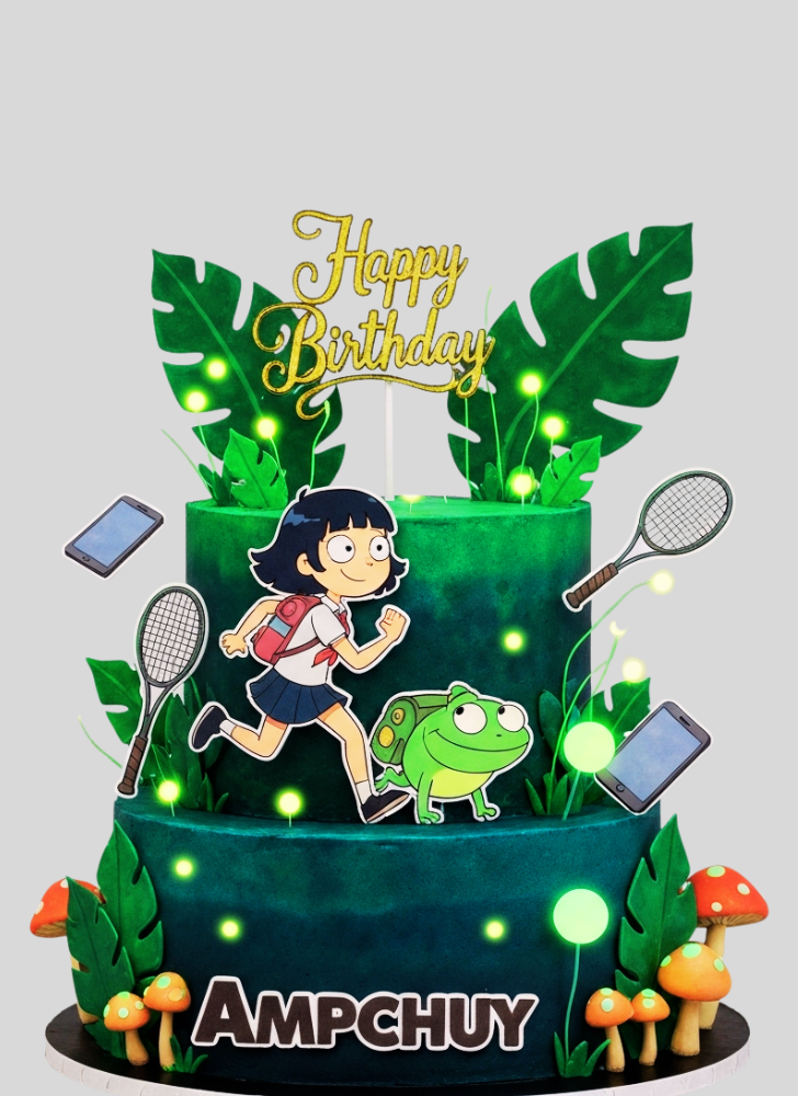Shapely Amphibia Cake